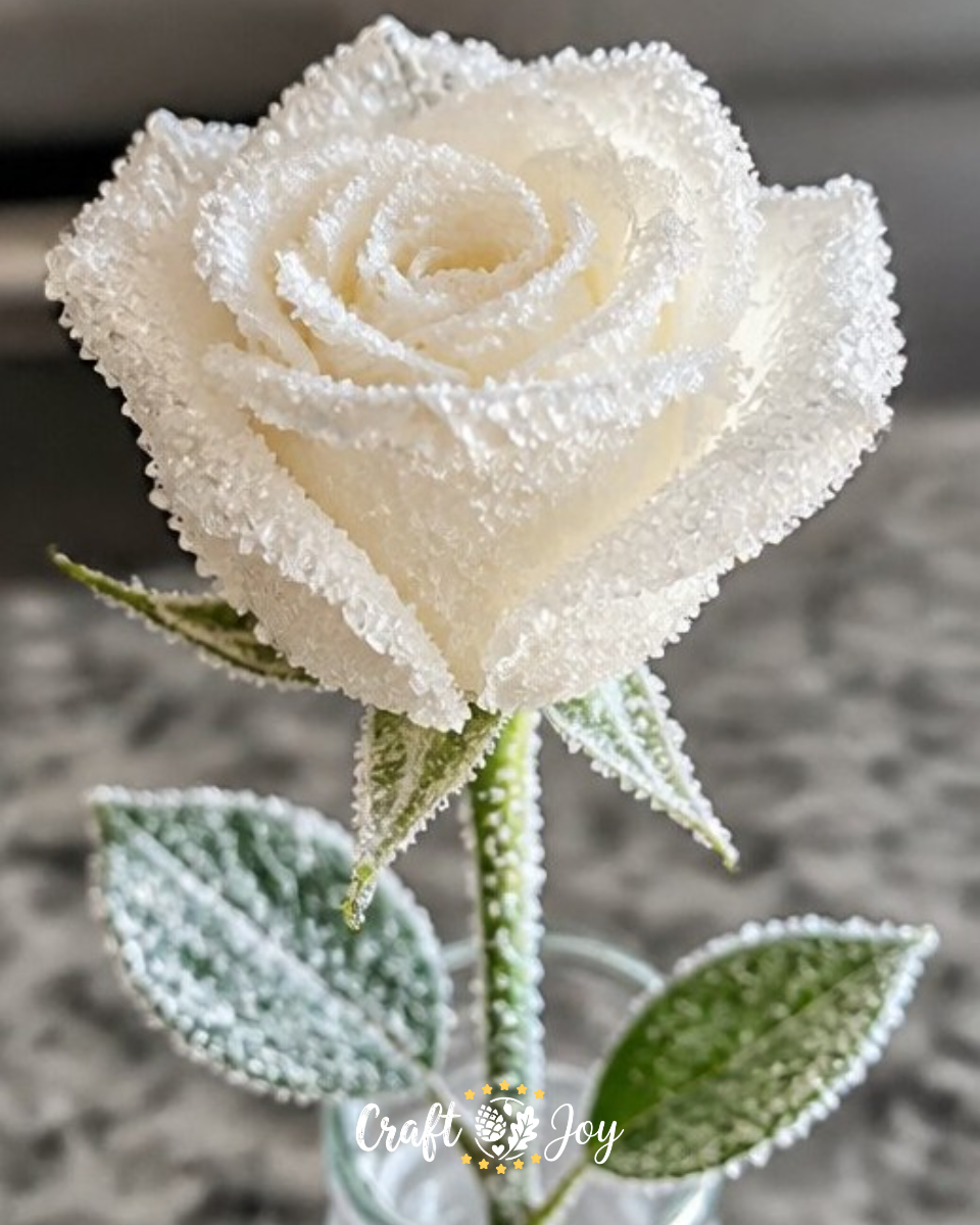 Crystal Wedding Rose Craft for Elegant Centerpieces