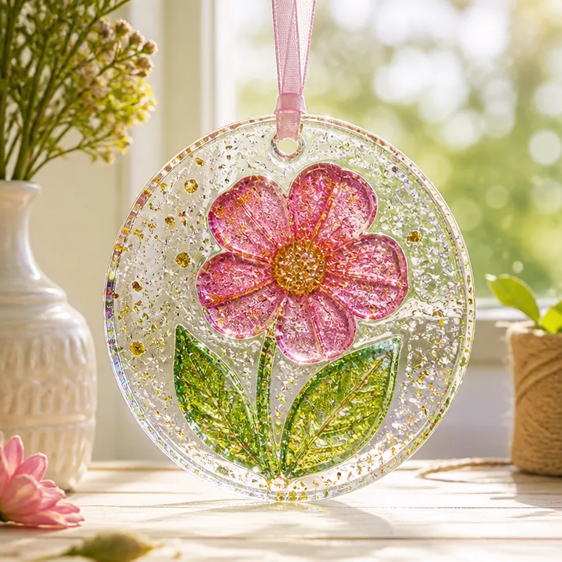 DIY Clear Glue Suncatcher Craft Tutorial