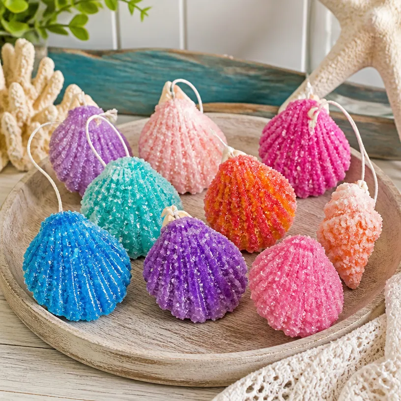 DIY Crystal Seashells