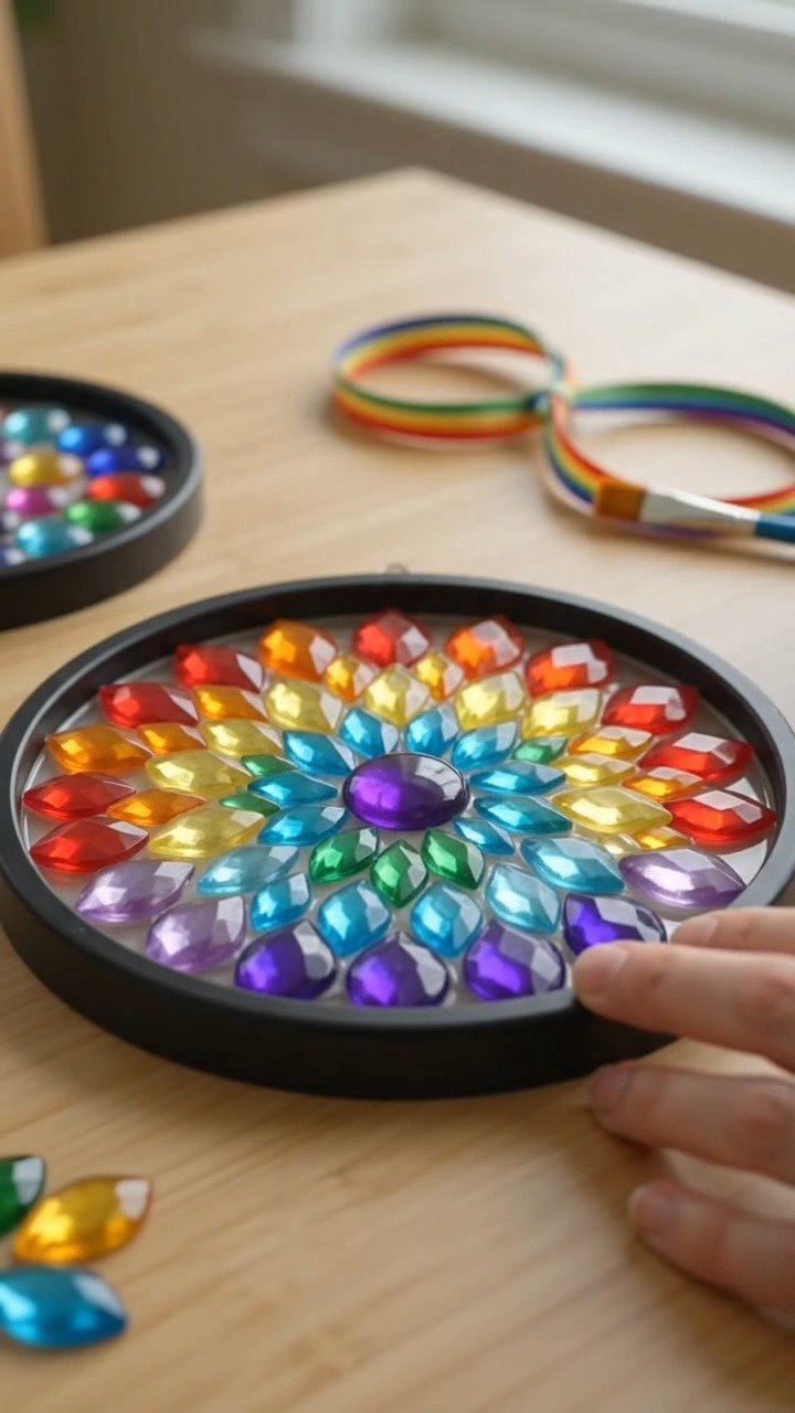 DIY Stained Glass Sun Catchers