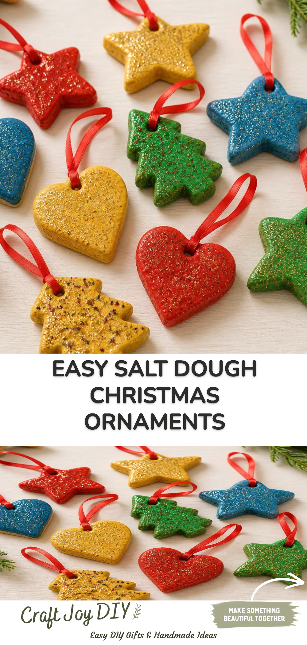 Easy Salt Dough Christmas Ornaments
