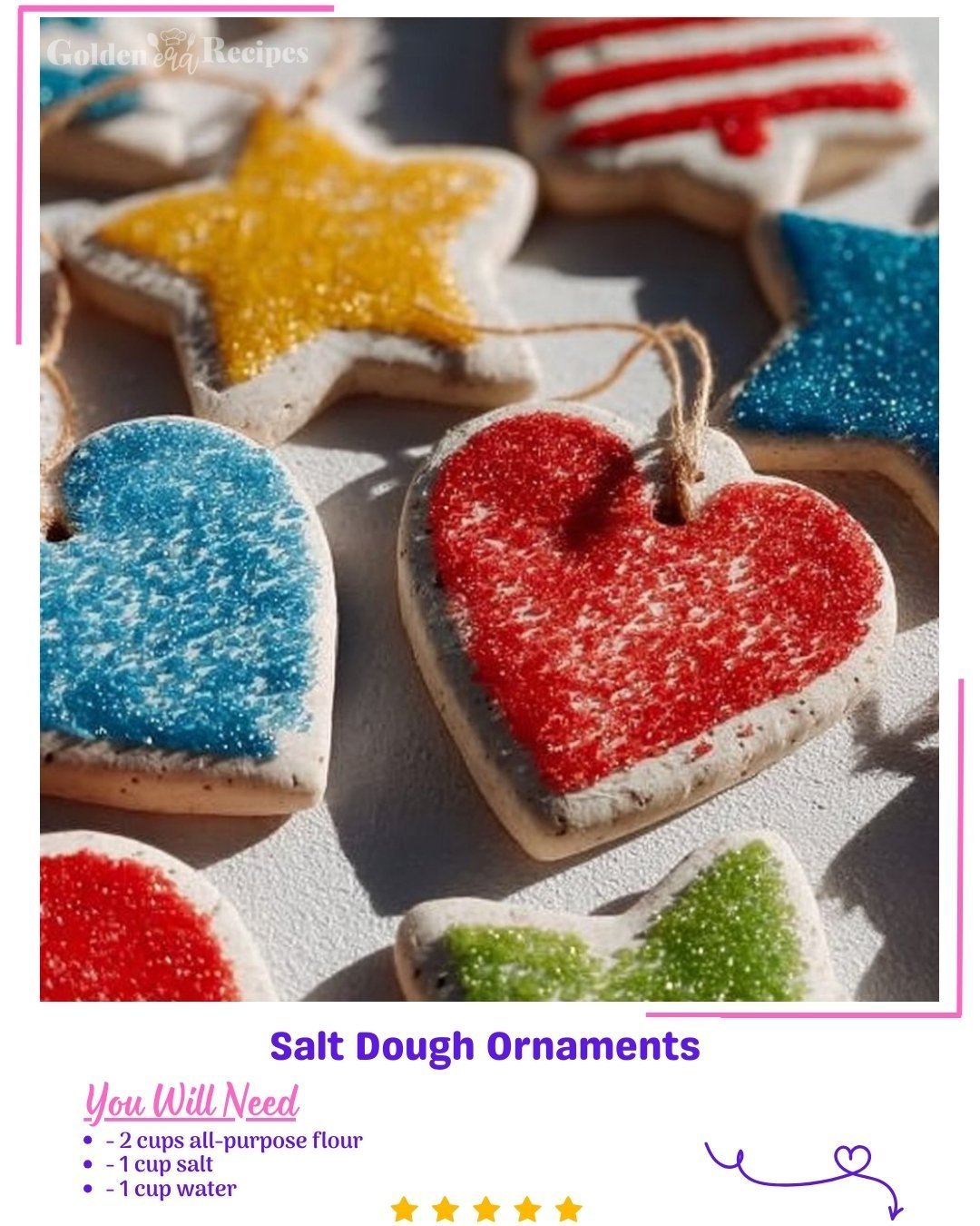 Easy Salt Dough Christmas Ornaments