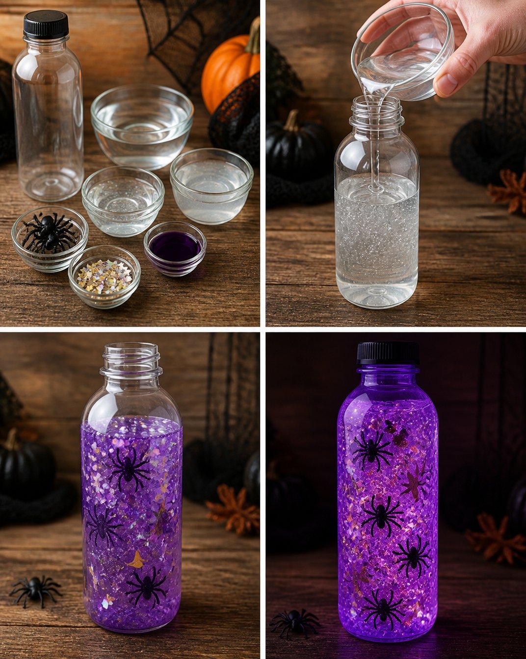 Glow-in-the-Dark Halloween Discovery Bottle for Kids