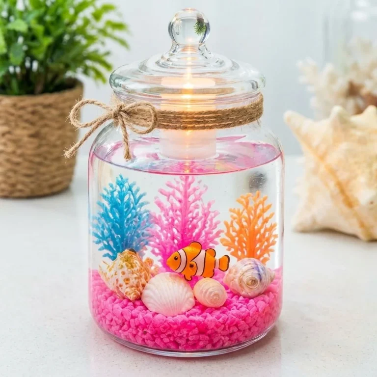 Kids engaging in a magical ocean corner craft activity.