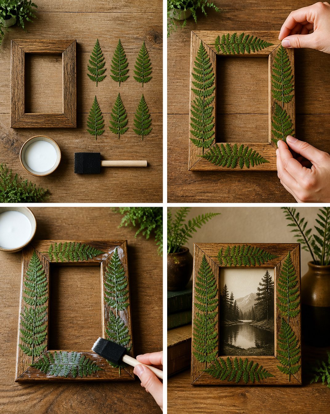 Pressed Fern Picture Frame