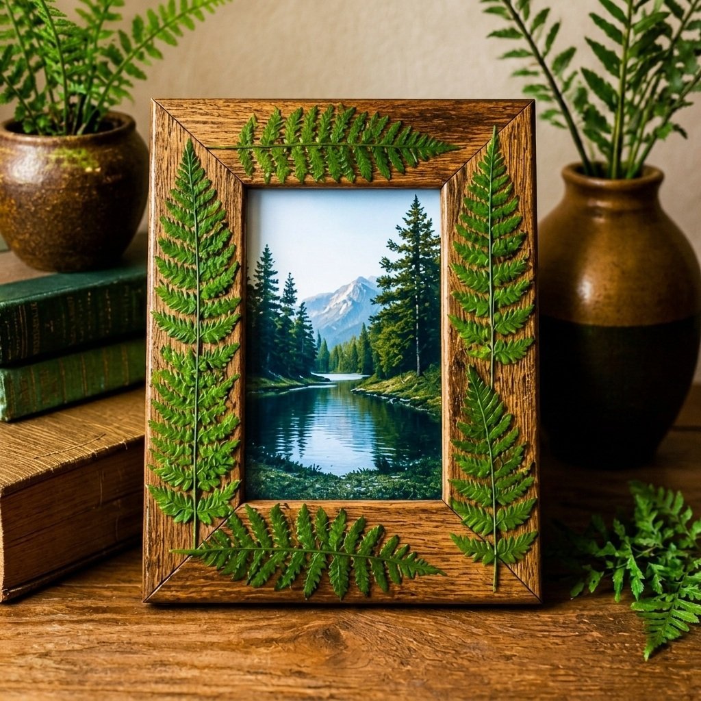 Pressed Fern Picture Frame