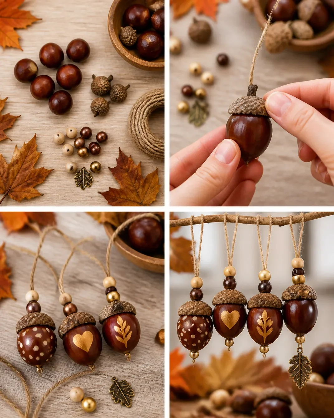 Conker projects | Conker decorations, Autumn