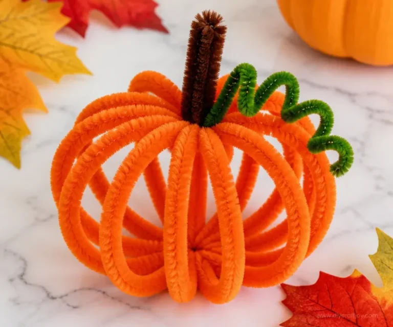 Easy Halloween paper lanterns crafted by school-age kids for fall decorations