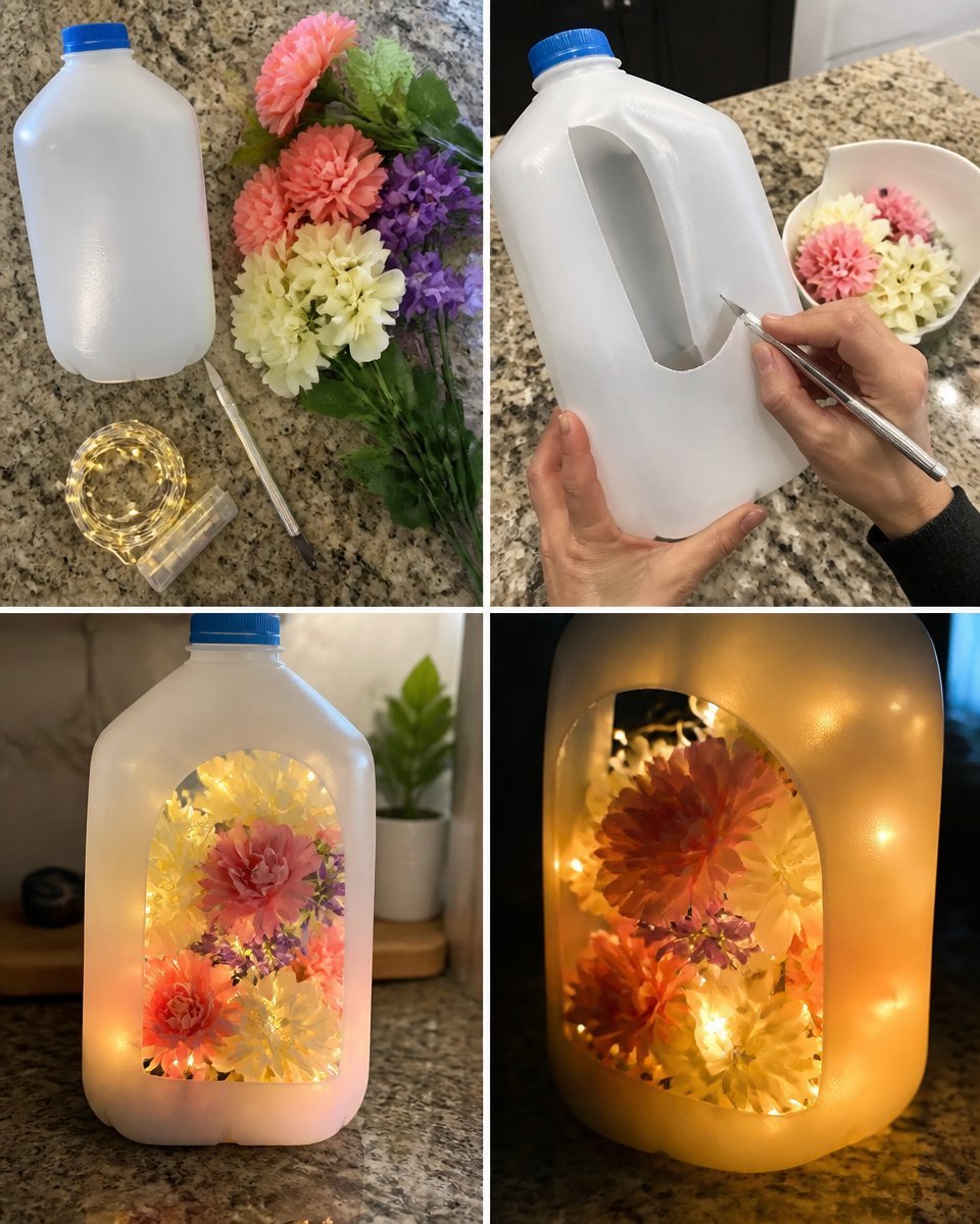 Glowing Flower Lanterns: Garden Lighting Ideas