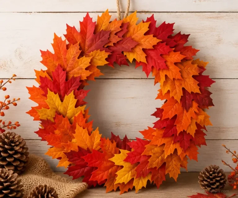 Beautiful herfstkrans autumn wreath decor for home