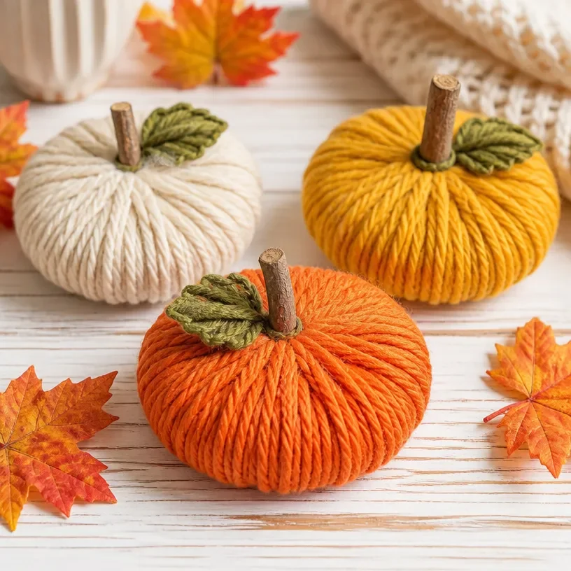 Simple - 🎃 Make these cosy yarn-wrapped pumpkins from recycled cardboard! Cut out a pumpkin shape, snip small slots aro… | Simple yarn crafts for kids, Cardboard crafts fall, Thanksgiving crafts with cardboard for kids